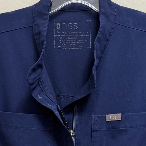 FIGS Jumpsuit Scrubs One Piece Blue Size S - Picture 9 of 10